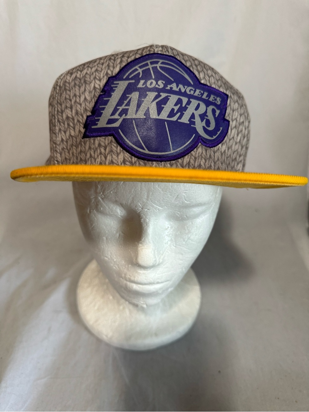 Los Angeles Lakers Adidas Flat Brim Snapback Hat Unique Design Cap 2013